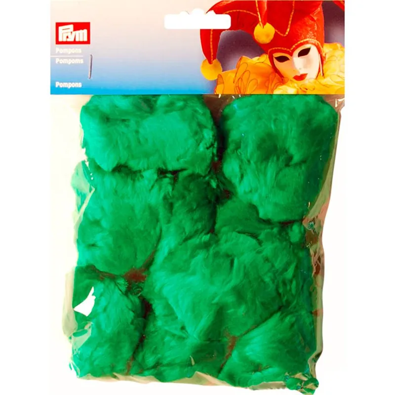 Decoro Prym Pompon verde - 70 mm | Sconto speciale