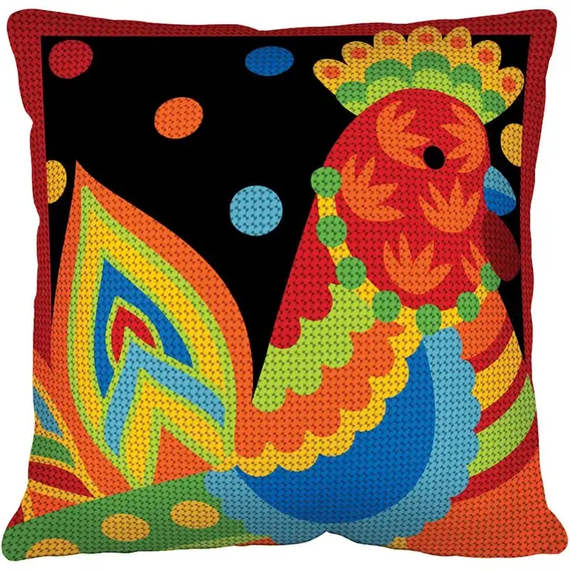 Sconto speciale - Kit cuscino fori grossi Margot de Paris Gallina colorata