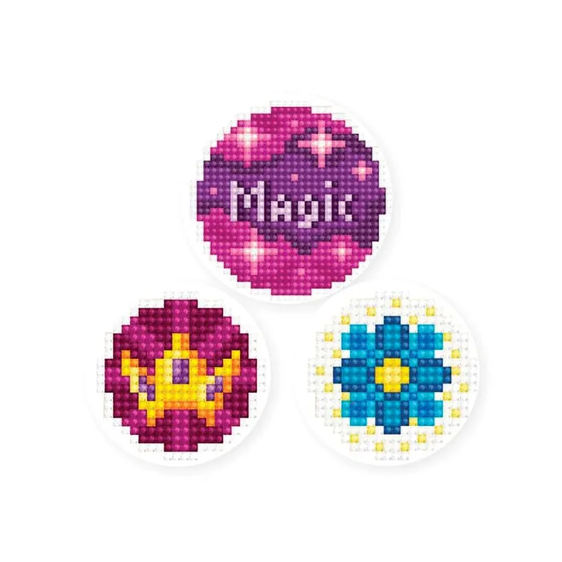 Novità | Adesivo da ricamo Diamante Collection d‘Art Foglio di 3 adesivi - Magic