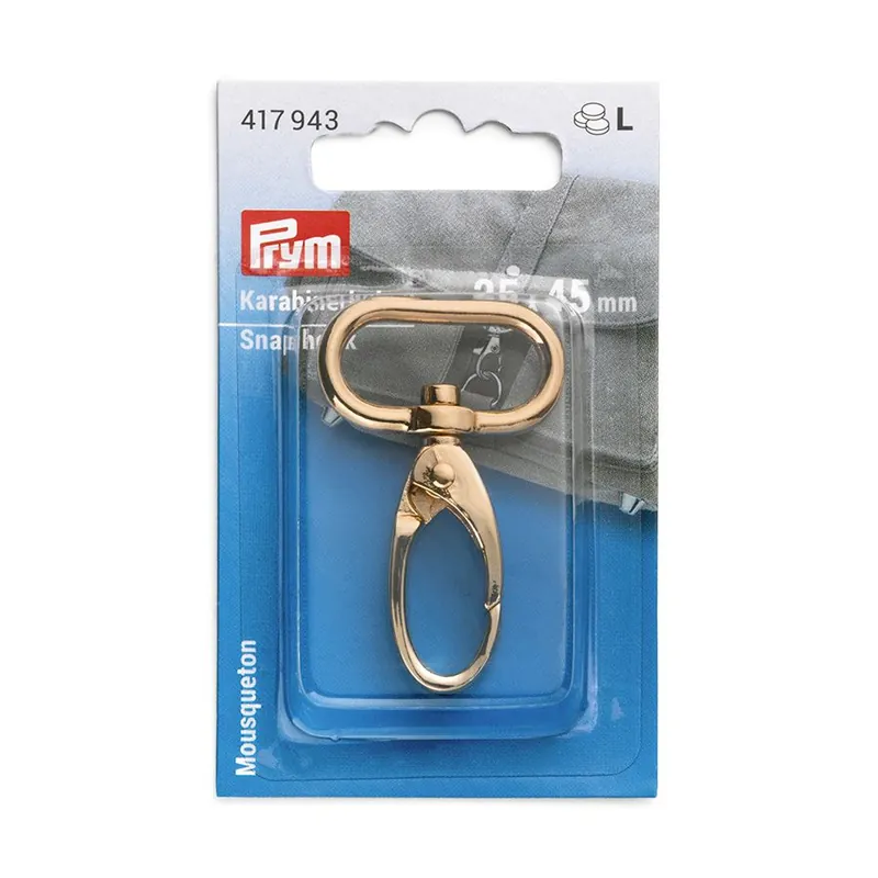 Moschettone Prym Oro - 24 x 45 mm | Solo pochi pezzi