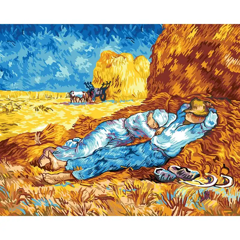Canovaccio antico SEG de Paris Il meridiano dopo Van Gogh - con matassine MOULINE DMC | Bestseller