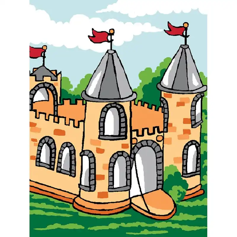 Ordinabile | Kit di tela per bambini Luc Créations Castello