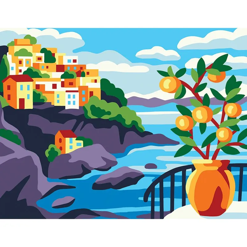 Canovaccio antico Collection d‘Art Viaggio in Sicilia - con matassine MOULINE DMC | Bestseller