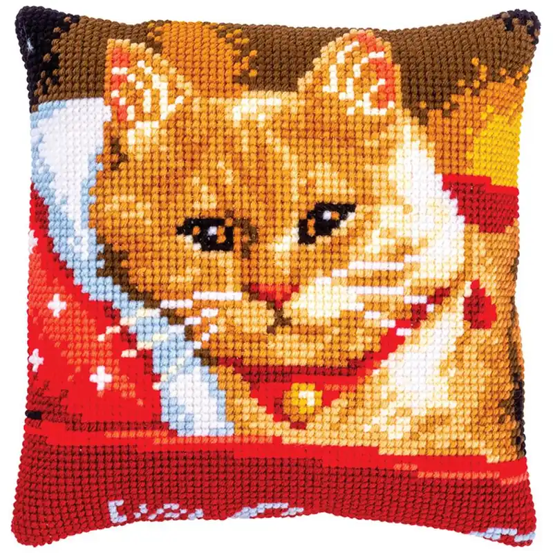 Kit cuscino fori grossi Vervaco Gatto | Spedizione veloce