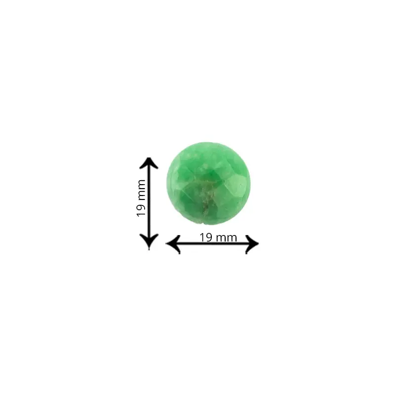 Nuovo in catalogo - Perle in Giada Verde da 19mm per bigiotteria