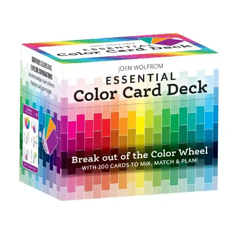 Essential Color Card Deck by Joen Wolfrom - 200 card per miscelare i colori - Prezzo di fabbrica
