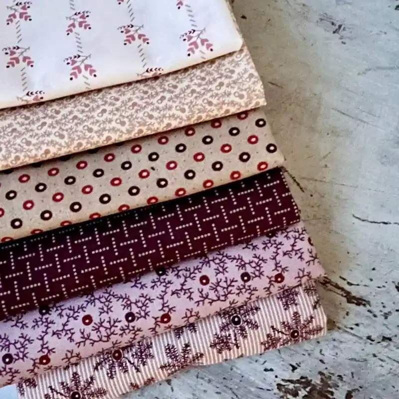 6 Fat Quarter di tessuti EQP collezioni miste, 50 x 55 cm - bundle 5 | Qualità professionale