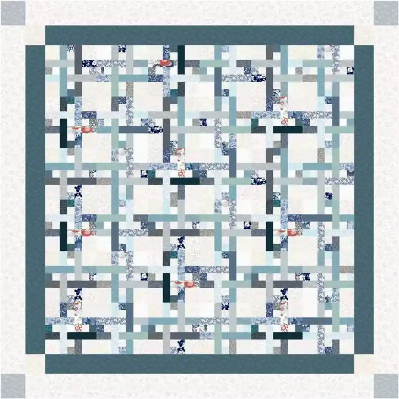 Liberty al Mare - Kit per quilt da 206 x 206 cm - Miglior prezzo