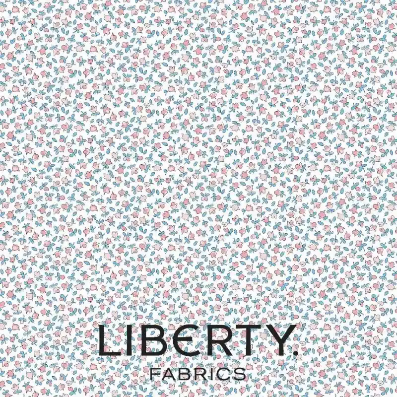 Heirloom 3 Collection, Little Buds, tessuto bianco con piccoli boccioli - Liberty Quilting | Non perdertelo