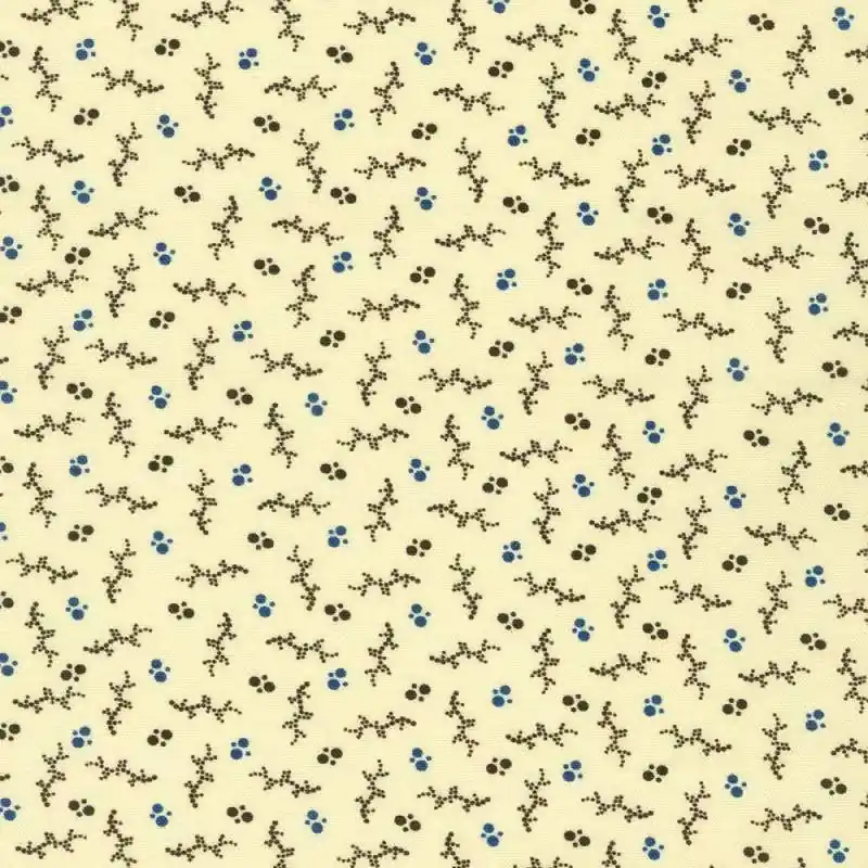 Ordinabile online - Wild Oats & Honey Sand, tessuto Beige Sabbia con rametti - Robert Kaufman