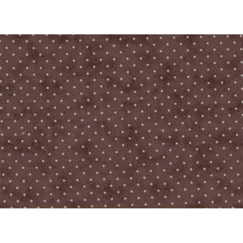 Moda Fabrics Essential Dots - Tessuto Marrone Sfumato con Pois | Tra i più venduti