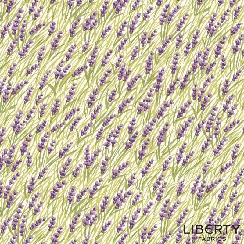 Reso gratuito - Postcard from the Highlands Marsh Orchids - Liberty Fabrics