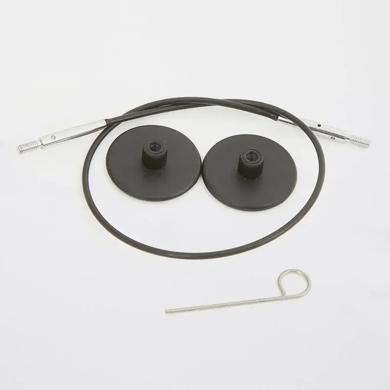 Compra ora - Cavo da 60 cm (24") per aghi da maglia circolari intercambiabile, Nylon Nero - KnitPro