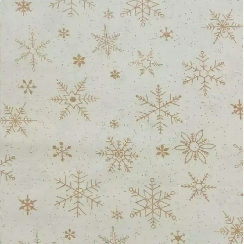 Tessuto invernale panna con fiocchi di neve - Bestseller