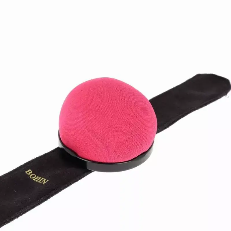 Bohin - Puntaspilli da Polso con Bracciale a Strappo Fucsia - Disponibile subito