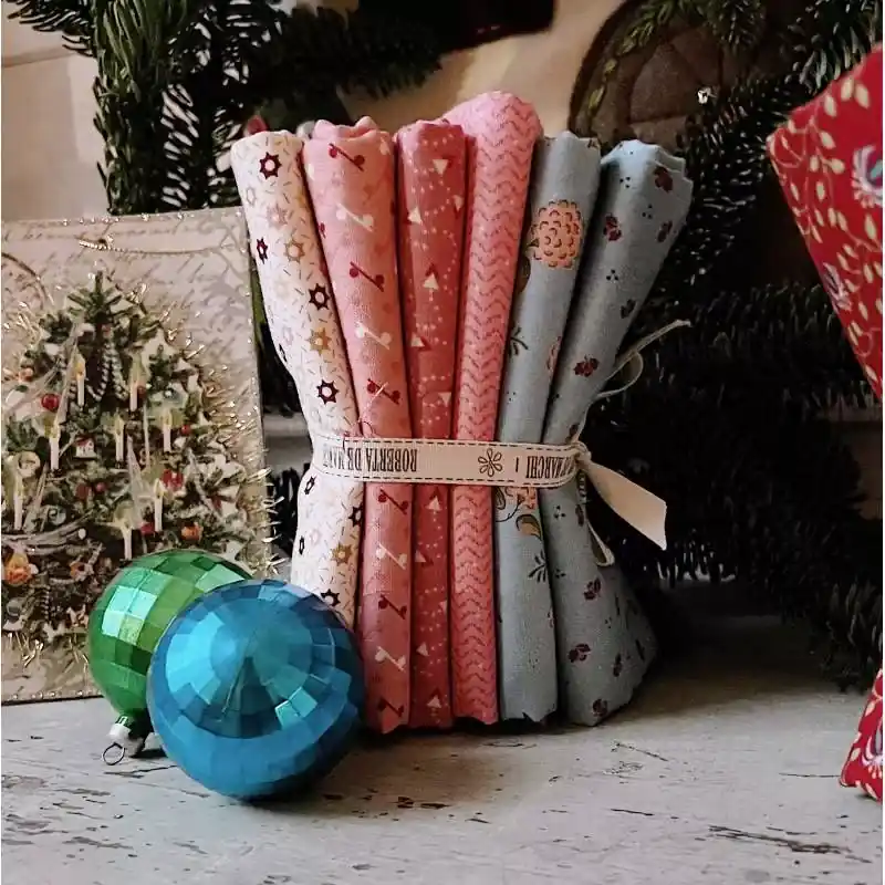 6 Fat Quarter di tessuti EQP collezioni miste, 50 x 55 cm - bundle 6 | Nuovo lancio