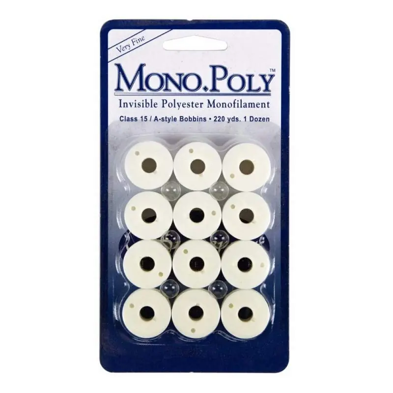 Nuovo lancio - Filo Invisibile Sottilissimo, 12 Spoline da 200m - MonoPoly