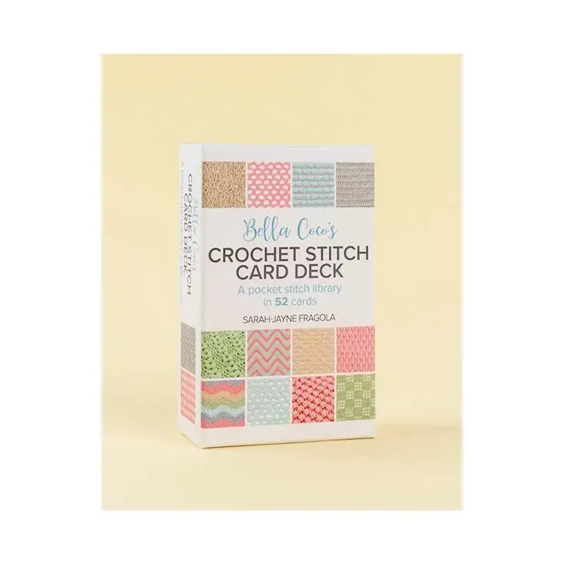 Bella Coco’s Crochet Stitch Card Deck - A pocket stitch library in 52 cards, by Sarah-Jane Fragola - Ultima occasione