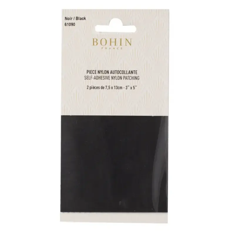 Qualità superiore | Bohin, Nylon da Rammendo Autocollante Colore Nero