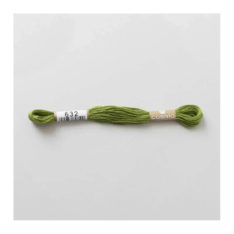 Sconto - 632 COSMO - Filo da ricamo giapponese COSMO - Mouliné Size 25 in cotone a 6 capi