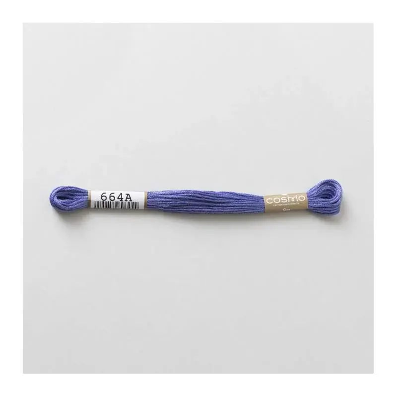 664A COSMO - Filo da ricamo giapponese COSMO - Mouliné Size 25 in cotone a 6 capi - Ordina online