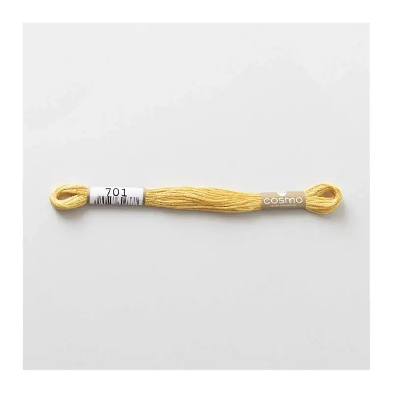701 COSMO - Filo da ricamo giapponese COSMO - Mouliné Size 25 in cotone a 6 capi | Prezzo conveniente