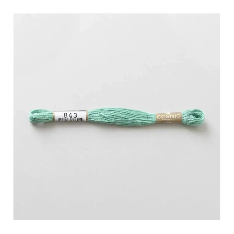 Ordina online | 843 COSMO - Filo da ricamo giapponese COSMO - Mouliné Size 25 in cotone a 6 capi