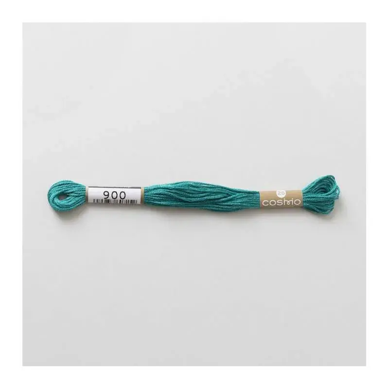 900 COSMO - Filo da ricamo giapponese COSMO - Mouliné Size 25 in cotone a 6 capi - Prezzo promozionale
