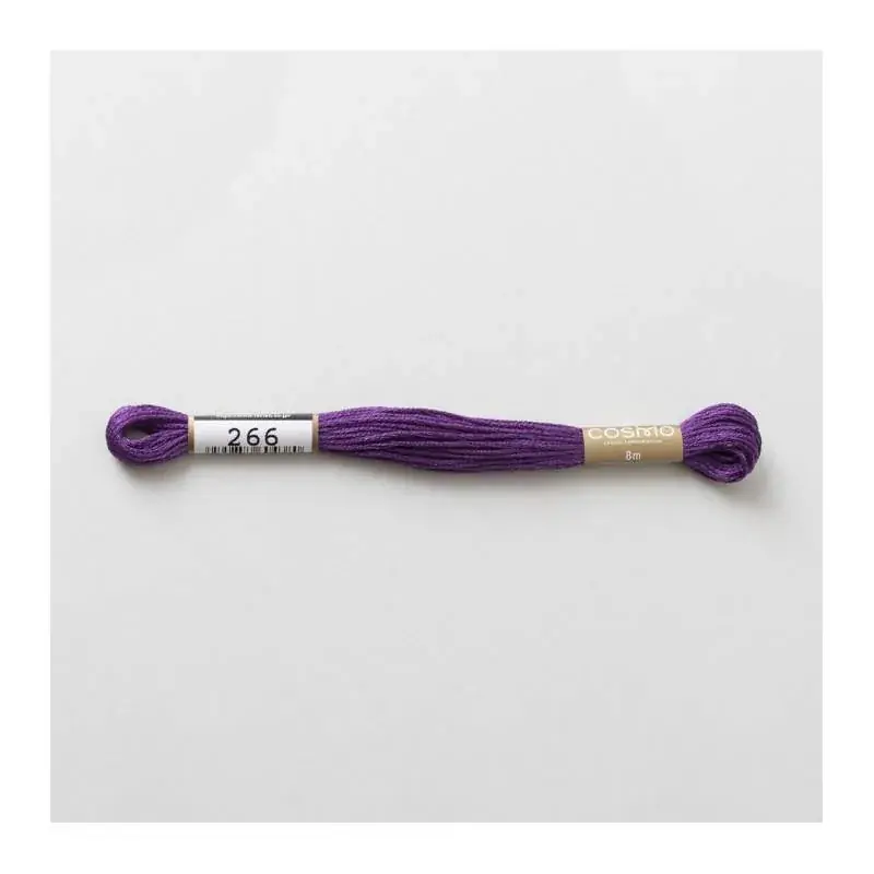 266 COSMO - Filo da ricamo giapponese COSMO - Mouliné Size 25 in cotone a 6 capi - Prezzo d'offerta