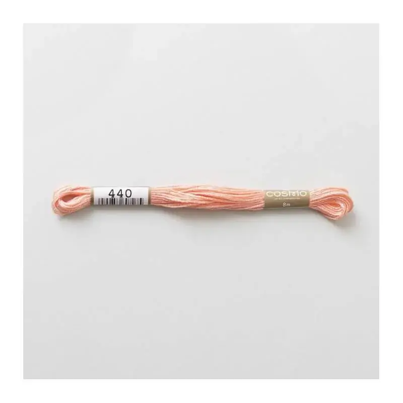 Soddisfatti o rimborsati - 440 COSMO - Filo da ricamo giapponese COSMO - Mouliné Size 25 in cotone a 6 capi