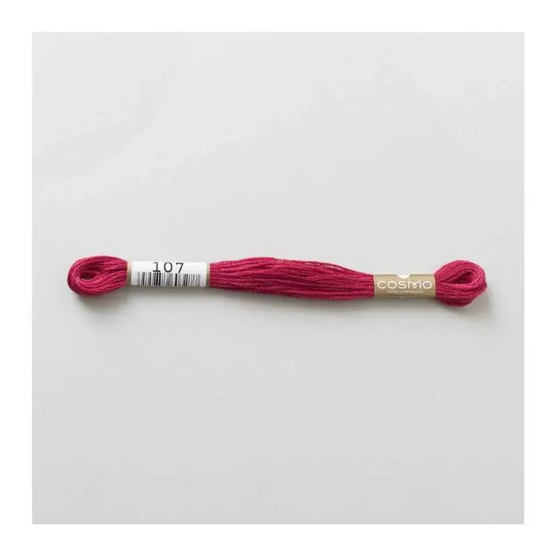 107 COSMO - Filo da ricamo giapponese COSMO - Mouliné Size 25 in cotone a 6 capi | Grande offerta