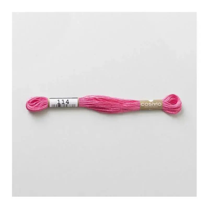 Ultimi giorni - 114 COSMO - Filo da ricamo giapponese COSMO - Mouliné Size 25 in cotone a 6 capi