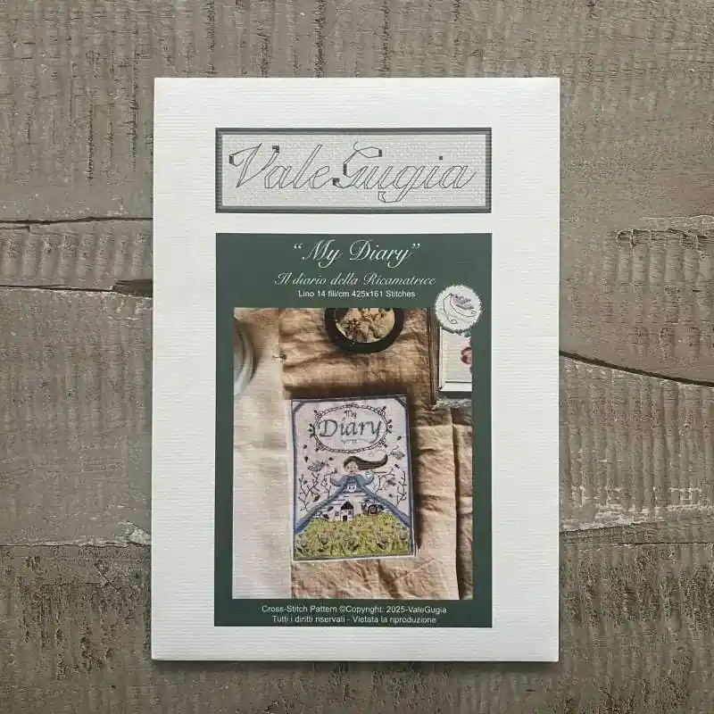 Il Giardino Segreto, My Diary - Schema a Punto Croce di ValeGugia - Offerta imperdibile