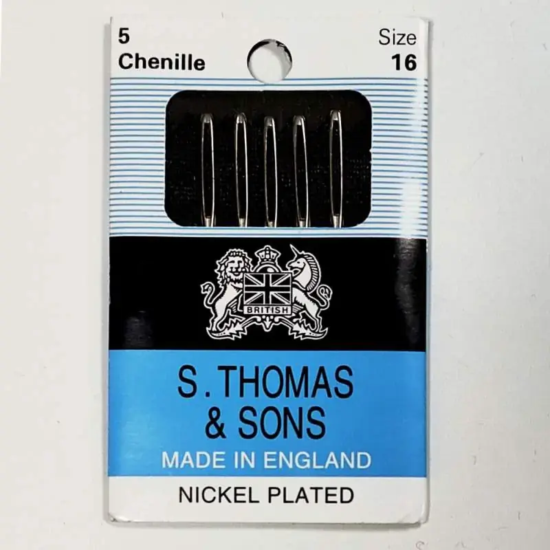 5 Aghi da Lana per Chenille n. 16 - S. Thomas & Sons - Risparmio extra