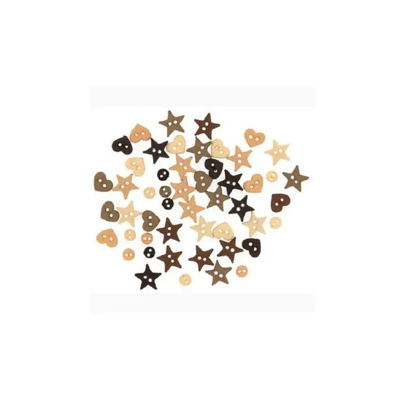 Dress It Up, Bottoni Decorativi- Micro Shapes Natural | Affare