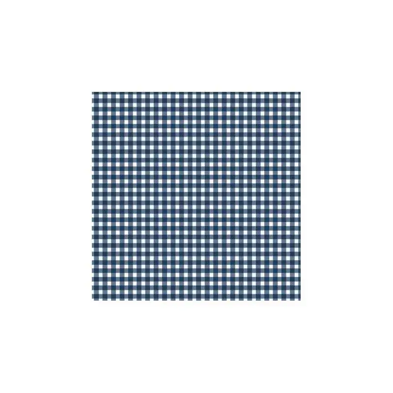Maywood Studio, Beautiful Basics Rich Navy Classic Check, Tessuto a Quadretti Blu Scuro - Sconti