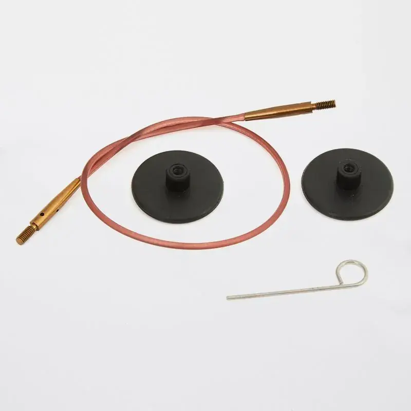 Cavo da 50 cm (20") per aghi da maglia circolari intercambiabile, Nylon Marrone - KnitPro | Nuovo lancio