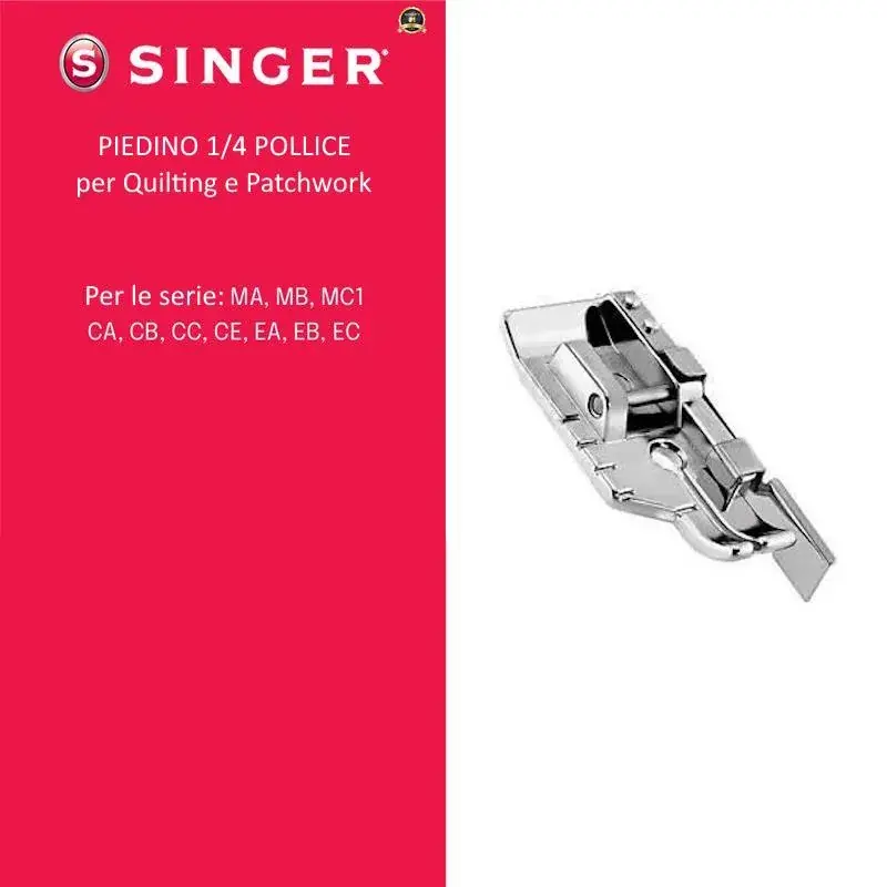 Non perdere l'occasione | Piedino Singer da 1/4 di pollice per patchwork con guida