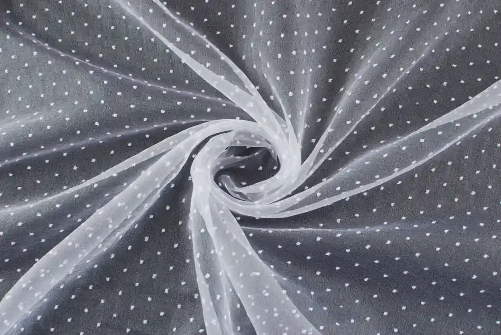 Novità | Organza PLUMETIS BIANCO OTTICO