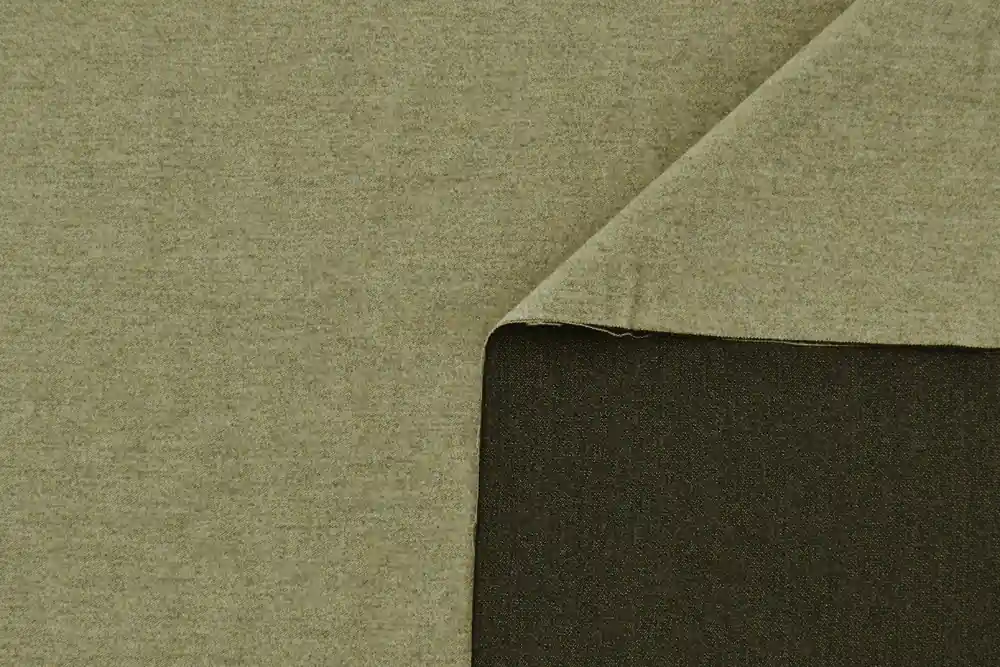 Misto cotone double face scamosciato corda/nero - Svendita