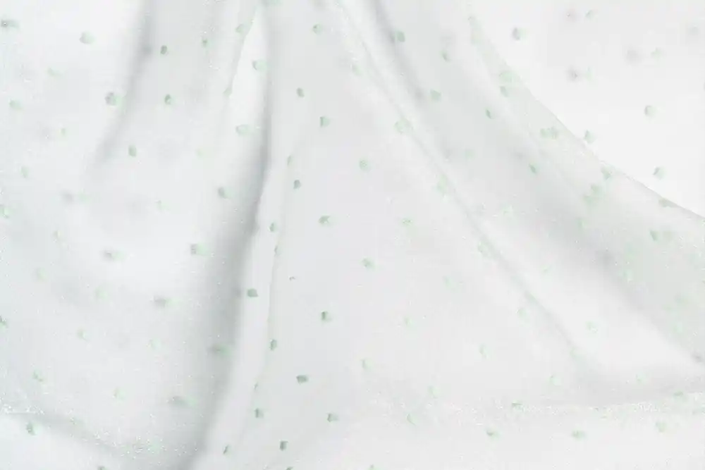 Reso gratuito | Organza PLUMETIS VERDE ACQUA