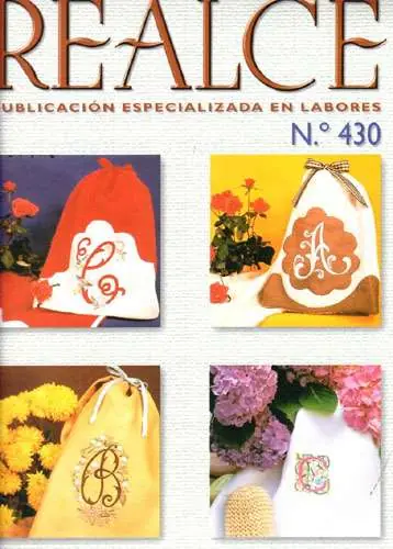 Realce letras para bordar 430 - Ora disponibile