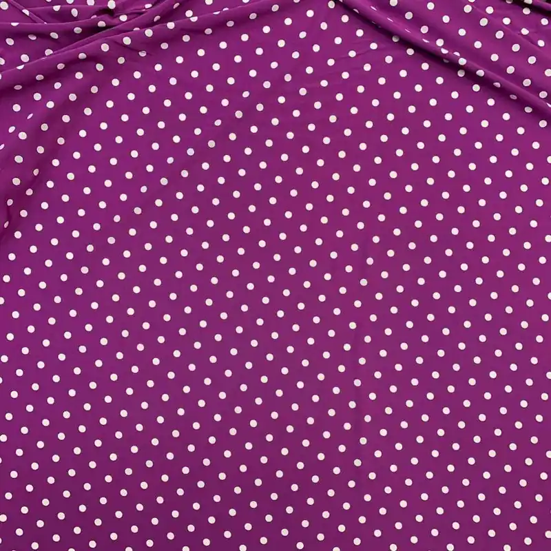 Tessuto Jersey Pois Bouganville 100x150 Cm | Nuovo arrivo