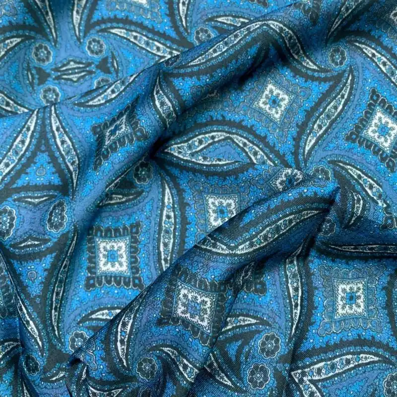 Promozione speciale | Tessuto Twill Turchese 50 Cm