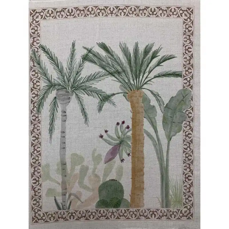 Asciugapiatti Panama Lino Etnico 60x75 Cm - Disponibile ora