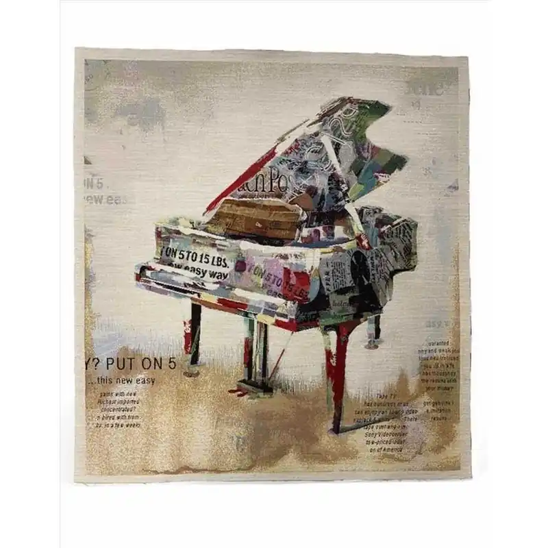 Pannello Gobelin Arazzo Pianoforte 75x65 Cm | Non perdere l'occasione