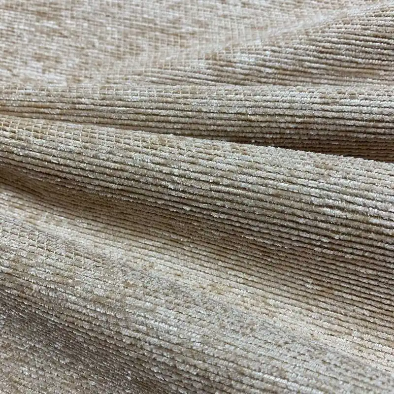 Tessuto Ciniglia Tappezzeria Beige 90x280 Cm - Prezzo ridotto