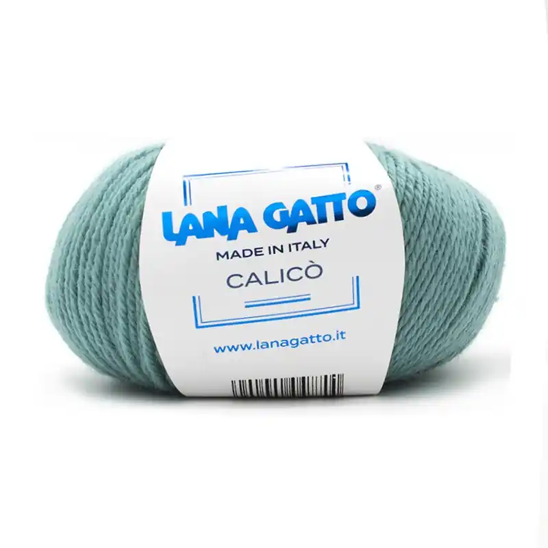 Lana Calicò turchese | Grande sconto