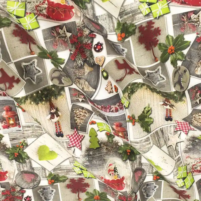 Consegna espressa | Tessuto Christmas mix