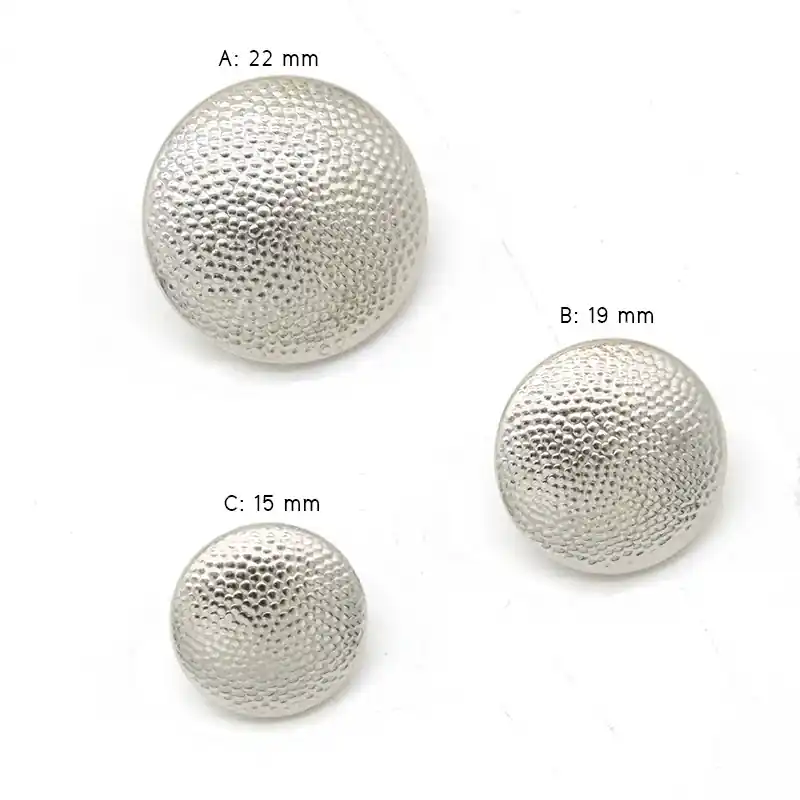 Bottone texture argento - Nuovo prodotto